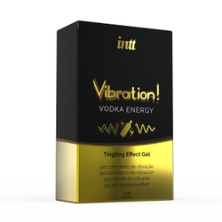 Жидкий интимный гель Intt с эффектом вибрации Vodka, 15мл