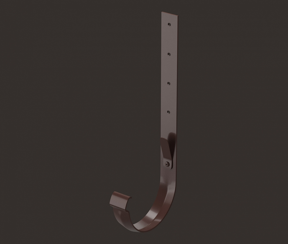 Döcke LUX Кронштейн желоба металлический (Шоколад)