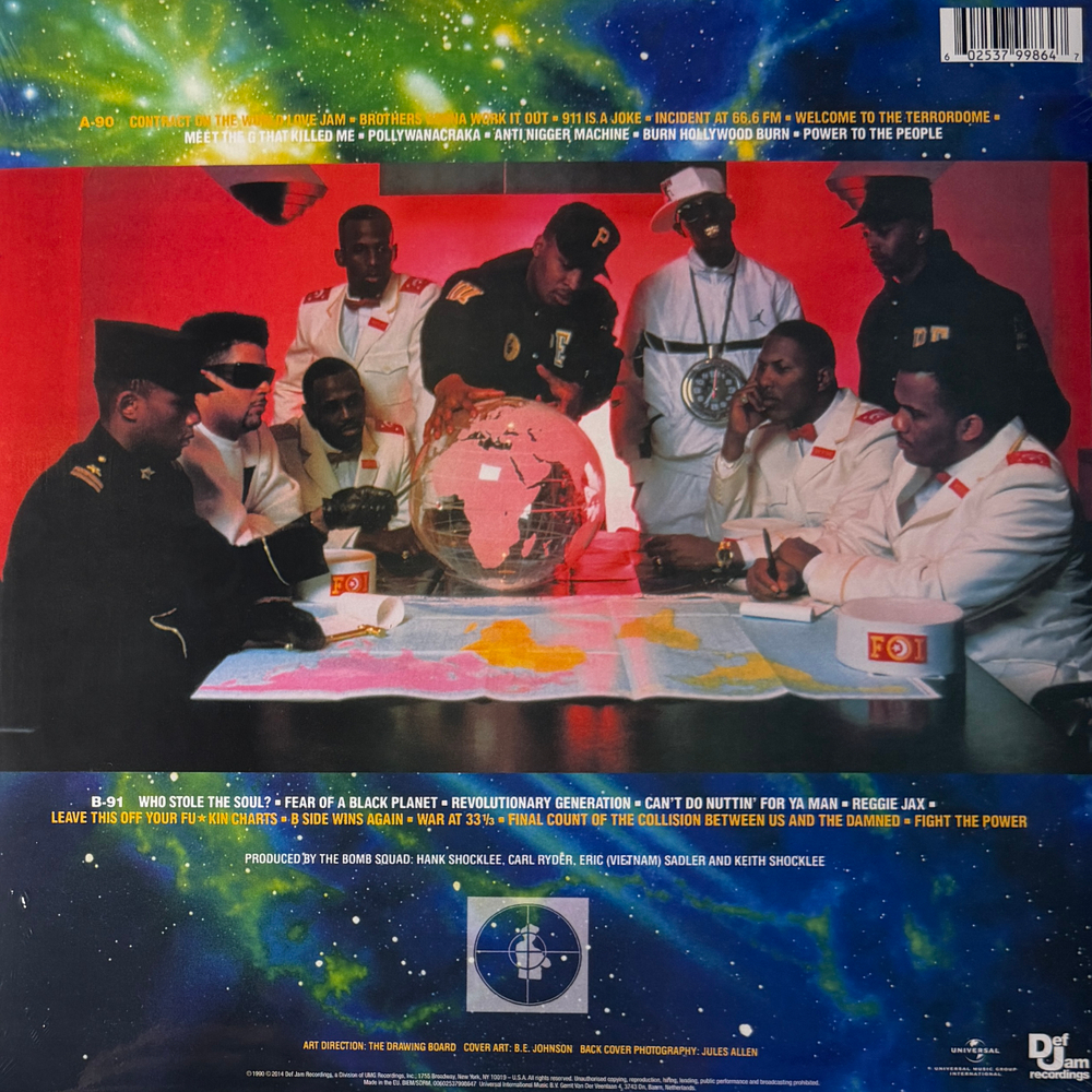 Виниловая пластинка Public Enemy - Fear Of A Black Planet LP