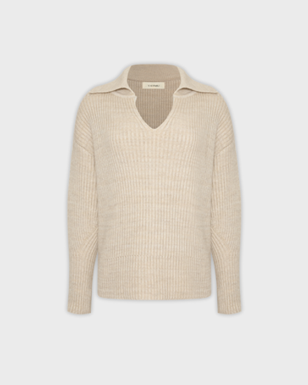 Свитер поло из шерсти мериноса