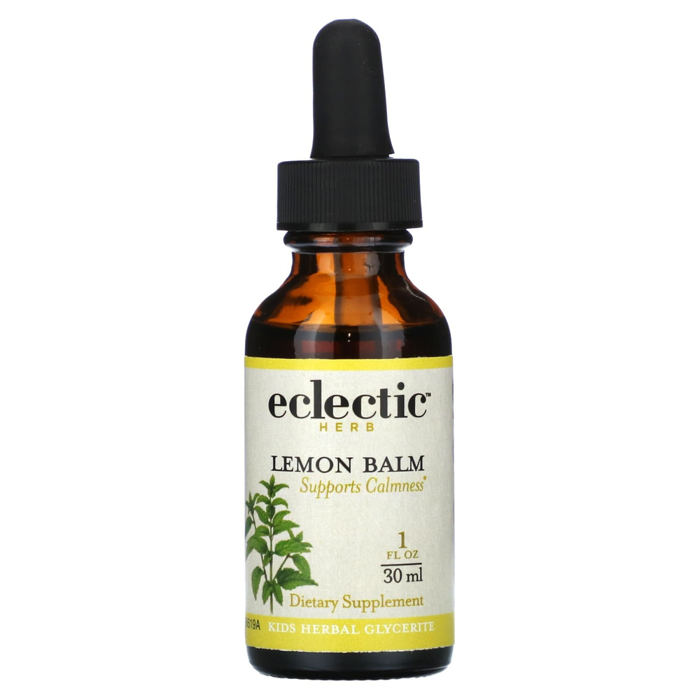 Eclectic Herb, травяной глицериновый экстракт для детей, мелисса лекарственная, 30 мл (1 жидк. унция)
