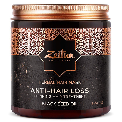 ZEITUN Укрепляющая фито-маска с маслом черного тмина против выпадения волос Anti-Hair Loss, 250 мл Z4375 (59858)