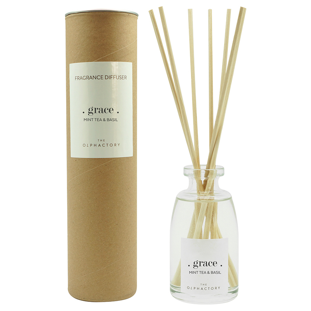Диффузор ароматический The Olphactory, Grace, Mint tea&Basil, 100 мл