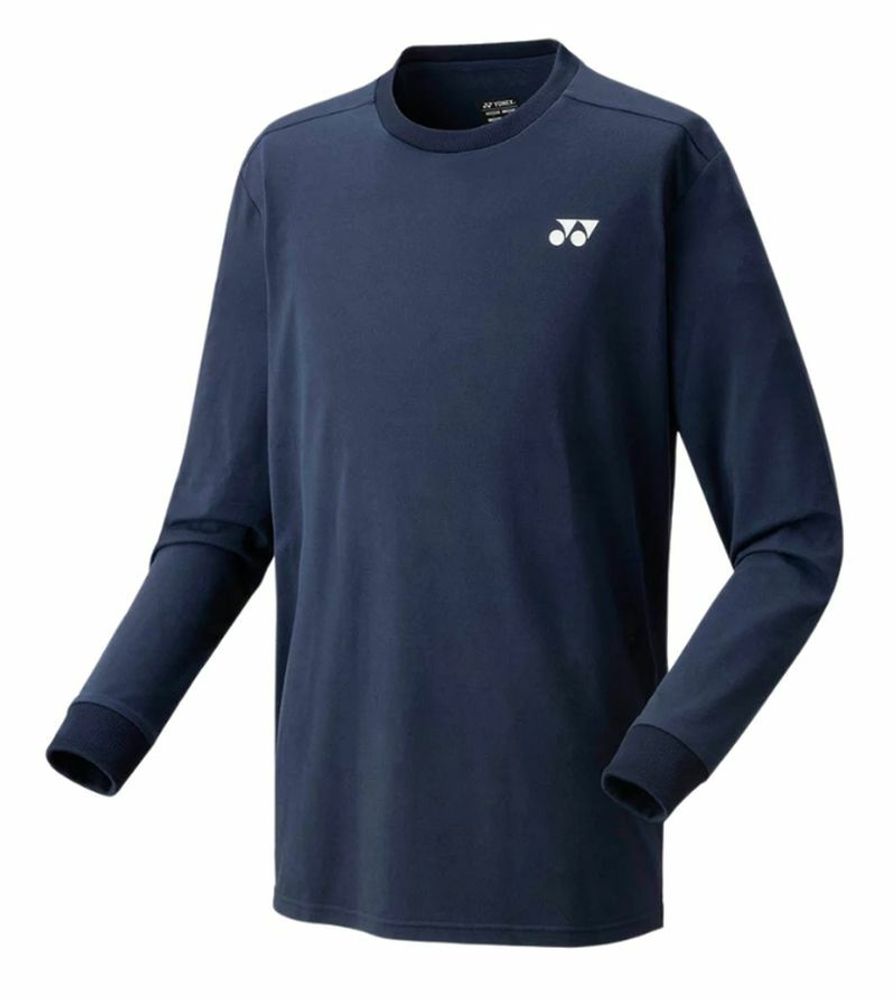 Мужская теннисная футболка  Yonex Longsleeve - indigo marine