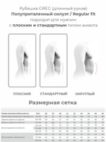 Сорочка GREG (Германия) 123/239/60228/Z/1p "Дизайн"