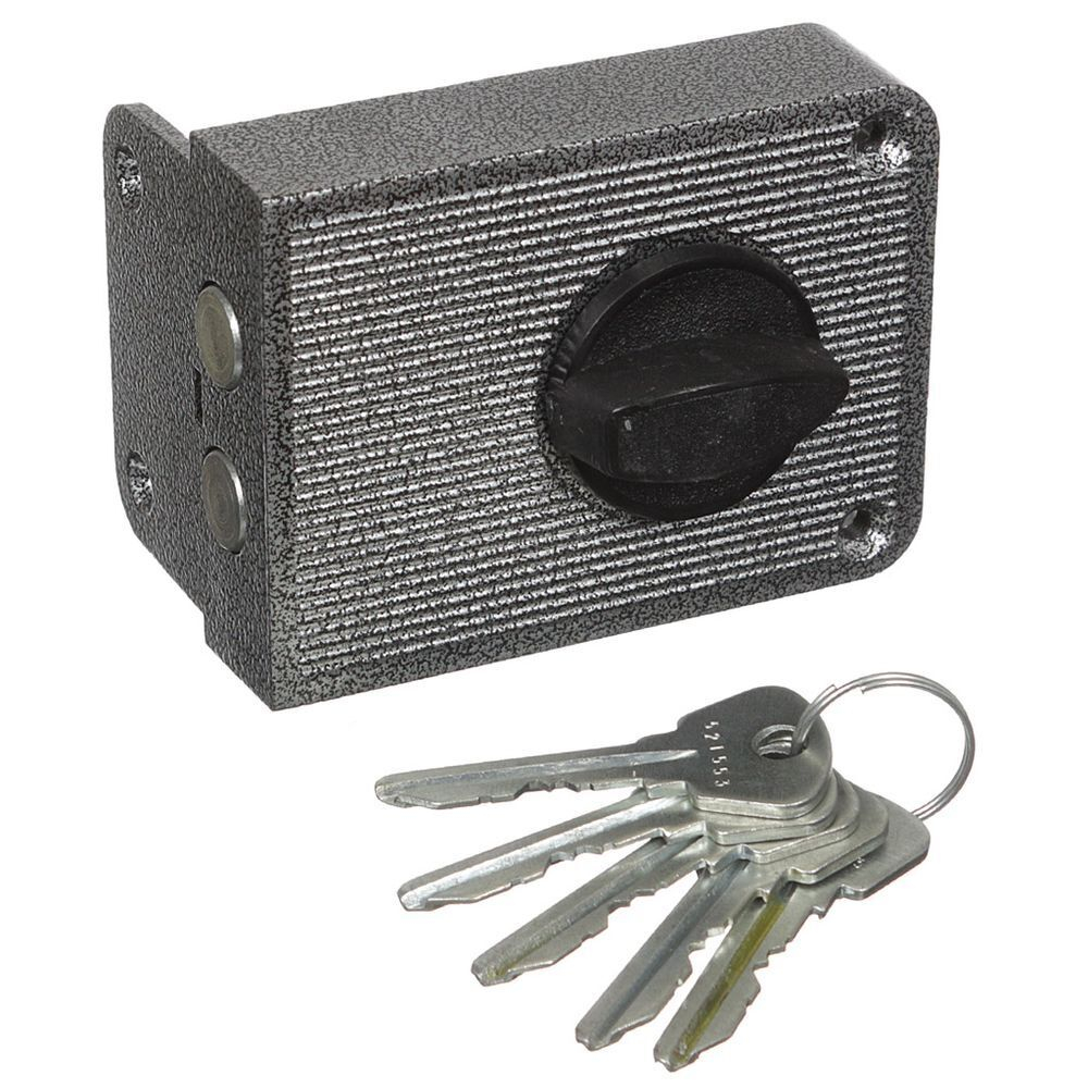 Замок накладной дверной, Зенит, 3Н1-3, 00-00000630, серебро