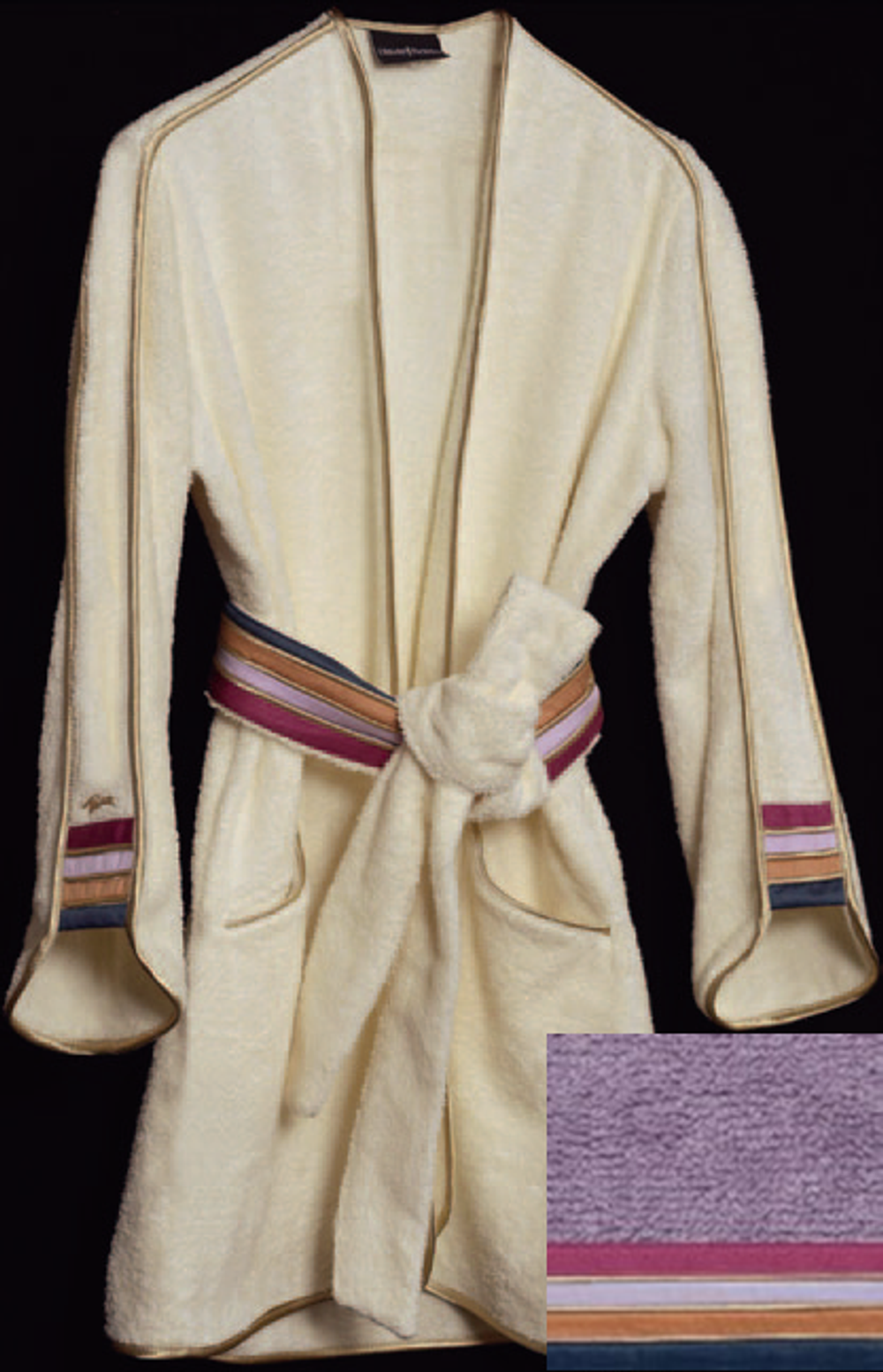 Халат махровый Cesare Paciotti Regimental сиреневый