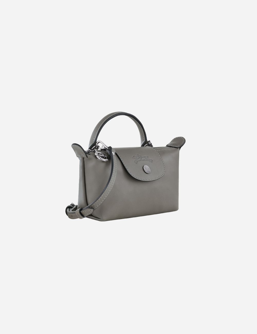 Longchamp Le Pliage Xtra XS Pouch Leather "Turtledove"