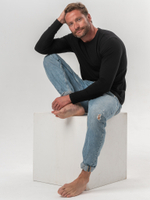 Футболка мужская с круглым вырезом