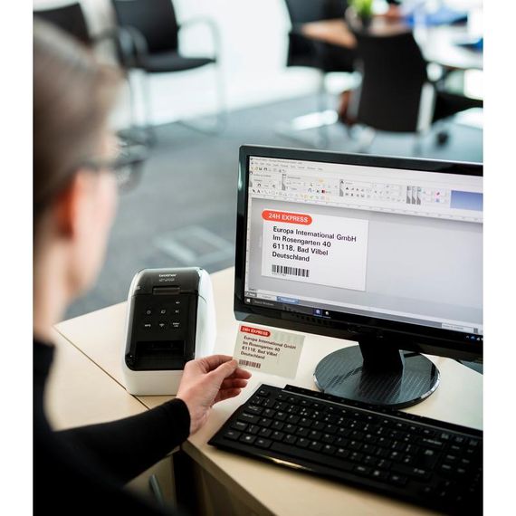 Принтер этикеток ленточный Brother QL810W