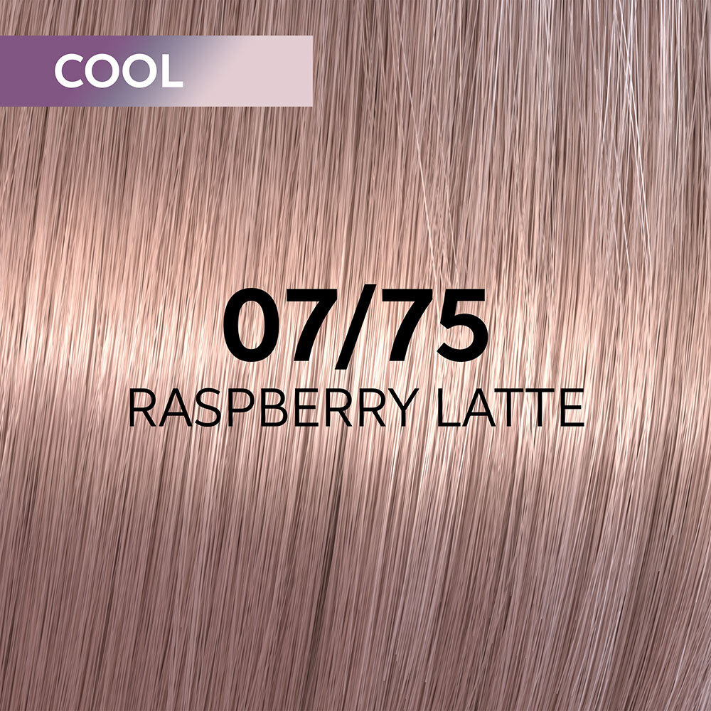 Wella Shinefinity 07/75 Гель-крем краска Малиновое Латте