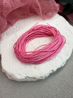 Шнур для плетения браслетов 0,8 мм, Розовая камелия (5 м)