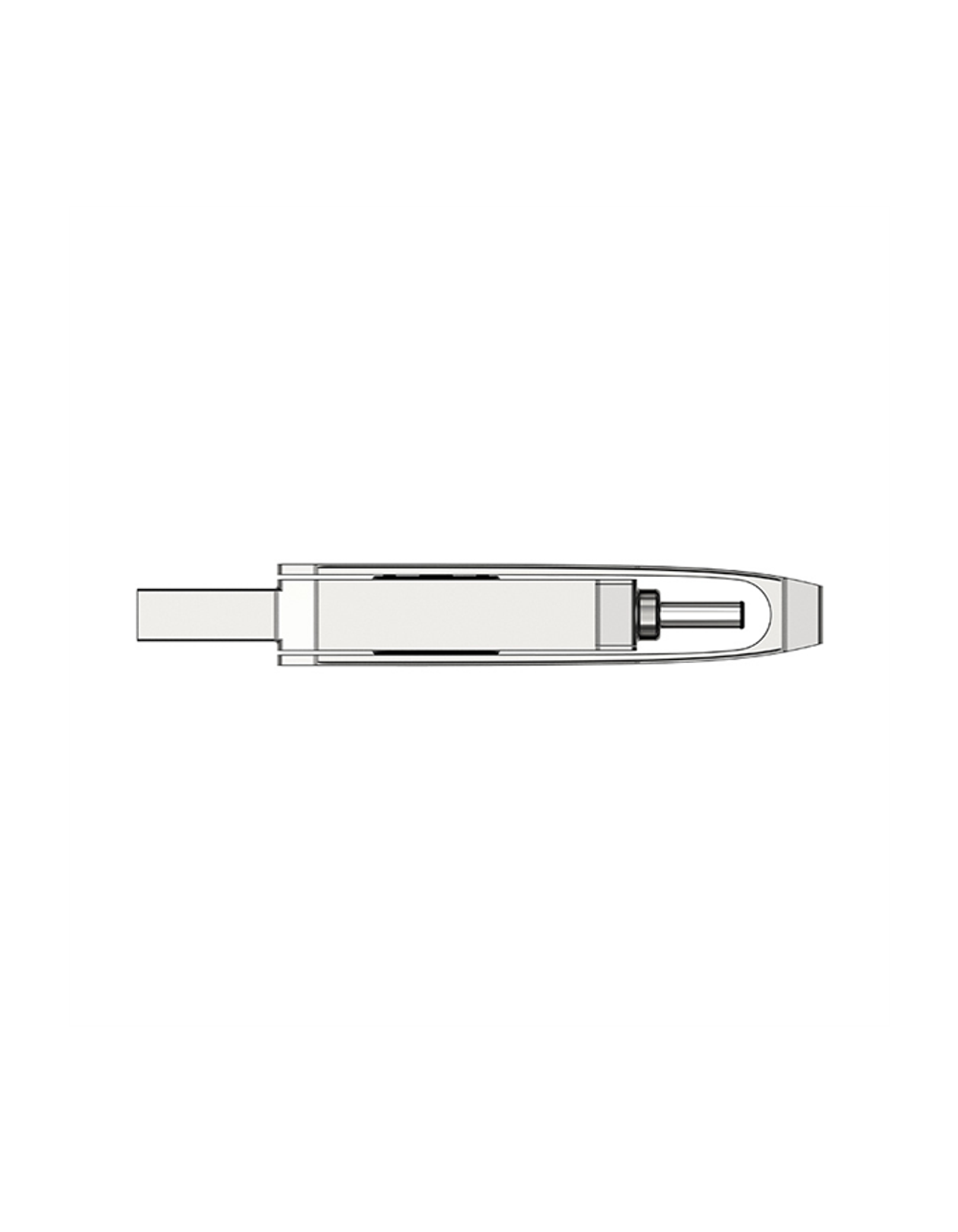 Носитель информации Netac U782C 512GB USB3.0+TypeC Dual Flash Drive