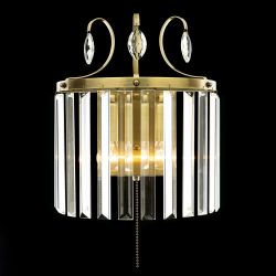 Citilux Инга CL335323 Бра хрустальное с выключателем Бронза