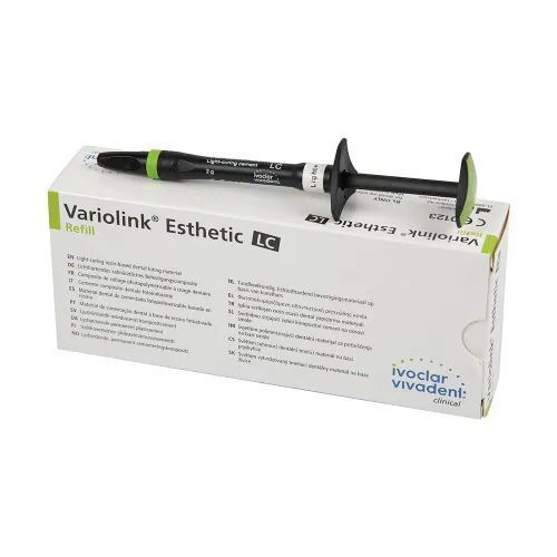 Variolink Esthetic LC Refill light+ / Вариолинк Эстетик ЭлЦ Рефилл лайт+ (2г). Композит светового отверждения для постоянной фиксации керамических и композитных реставраций.