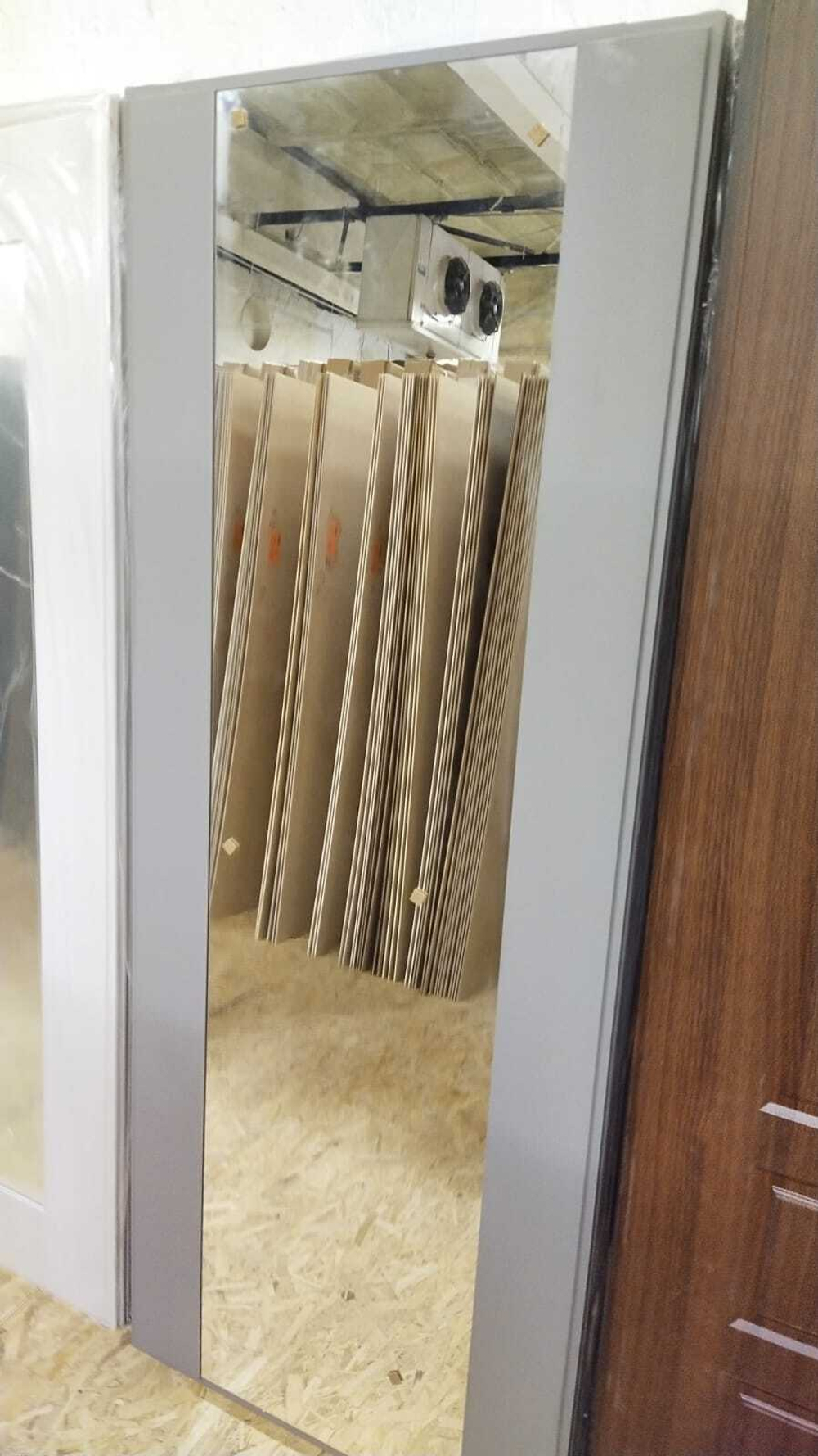 Дверь Входная Лабиринт INFINITY С зеркалом Максимум Грей софт