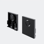 Заглушки для накладного низкопрофильного шинопровода 2шт.  Maytoni EXILITY TRAM034EC-41B