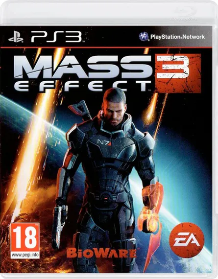 PS3 Mass Effect 3 (Б/У, Русские субтитры, BLES-01462)