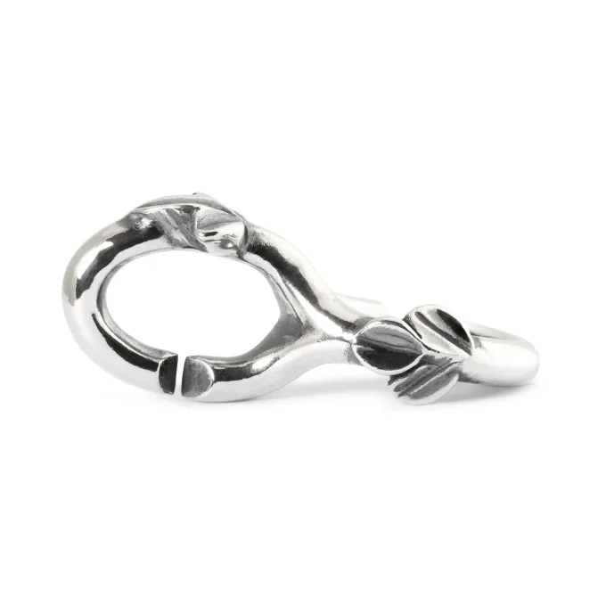 Листья, двойное серебряное звено