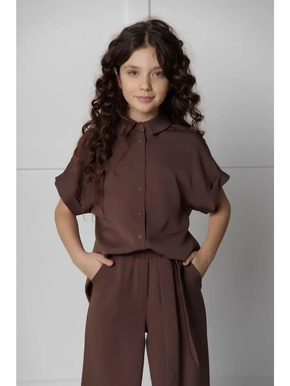 Костюм с брюками палаццо