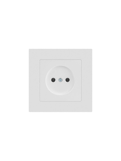 Розетка 1-м СП Accent 6-201-01 16А IP20 250В 2Р AL/CU бел. Intro Б0063653