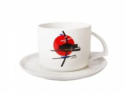 Чашка с блюдцем чайная 280 мл форма Баланс рисунок Суетин арт. 81.21420.00.1