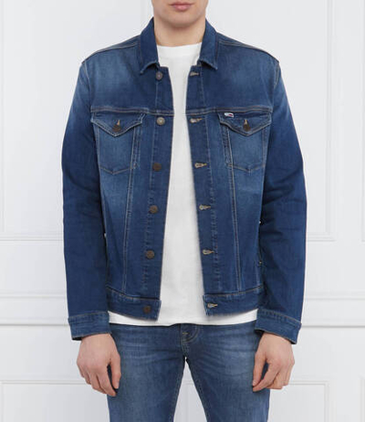 джинсовая куртка Tommy Jeans - голубой(DM0DM10244)