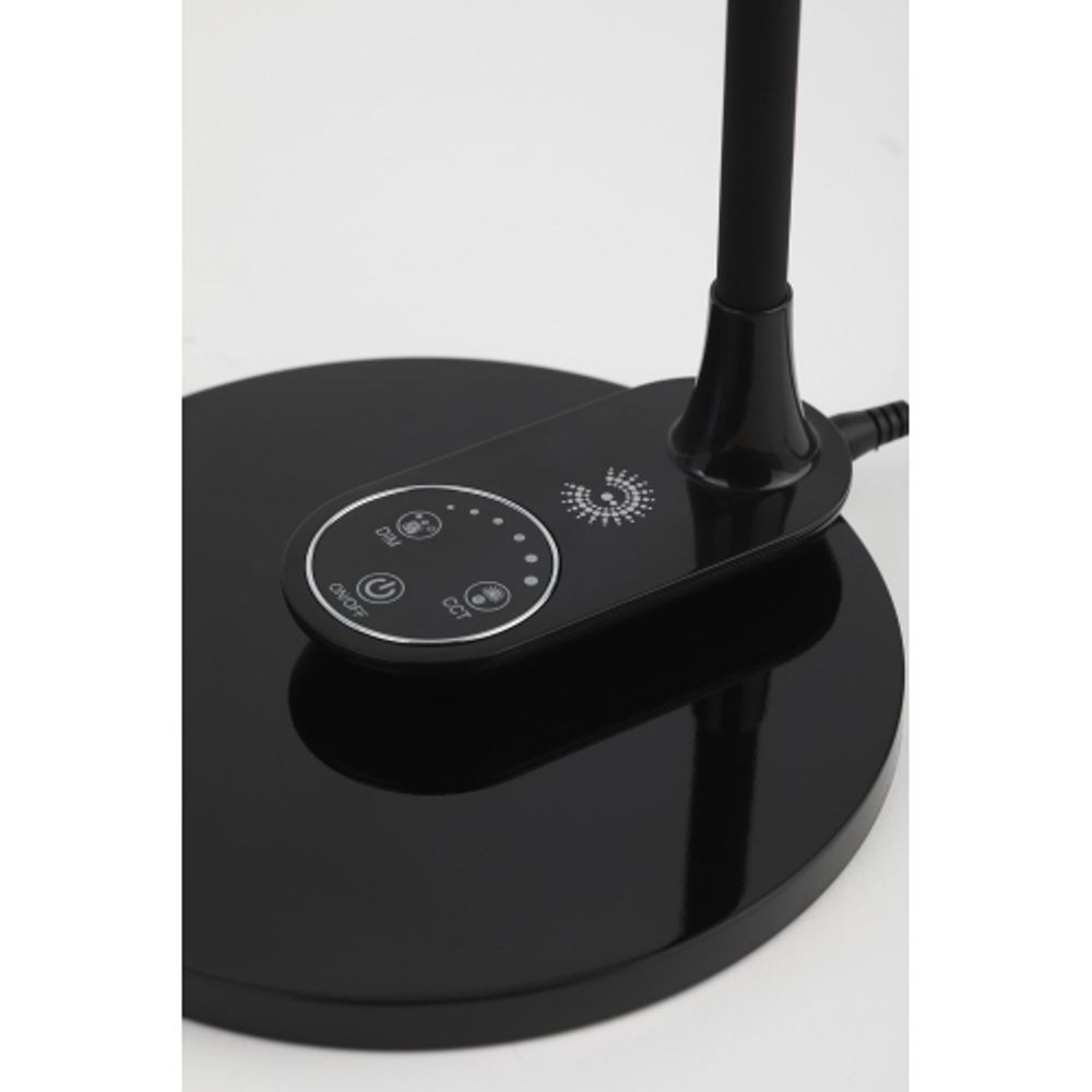 Настольный светильник ЭРА NLED-498-10W-BK светодиодный сo съемным основанием черный