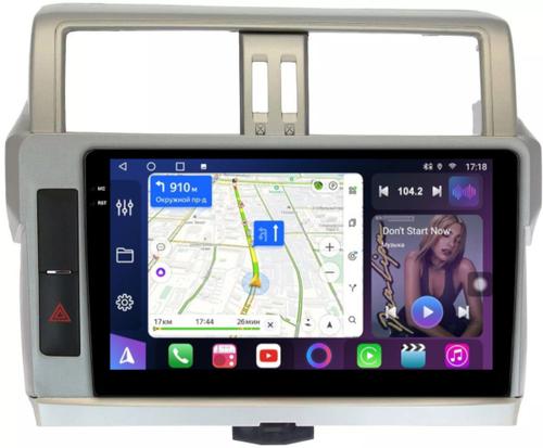 Магнитола для Toyota Land Cruiser Prado 150 2014-2017 - FarCar S400-TS18 монитор 10.36" QLED на Android 14, CarPlay, 4G SIM-слот