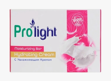 PROLIGHT Мыло туалетное С увлажняющим кремом, 80 гр. (картонная коробка) /36