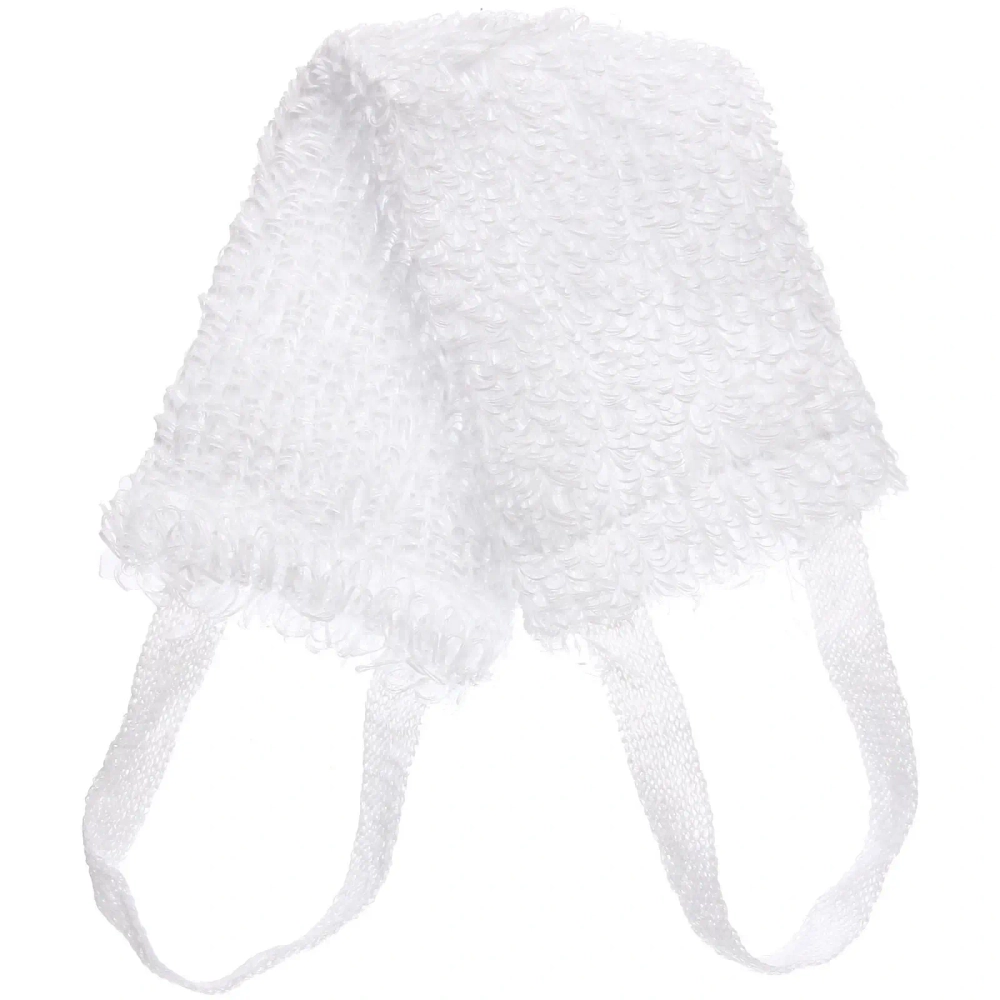 Мочалка для тела полипропиленовая «PREMIER», цвет белый, 42*15см