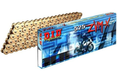 Цепь приводная DID 525 ZVM-X золотой цвет 1 звено