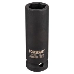 Головка ударная глубокая 16мм (6гр.),1/2'' FORCEKRAFT FK-4458516