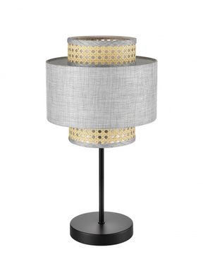Настольная лампа 1*Е27 8043/1T черный, серый, бежевый LAUNA Lumion