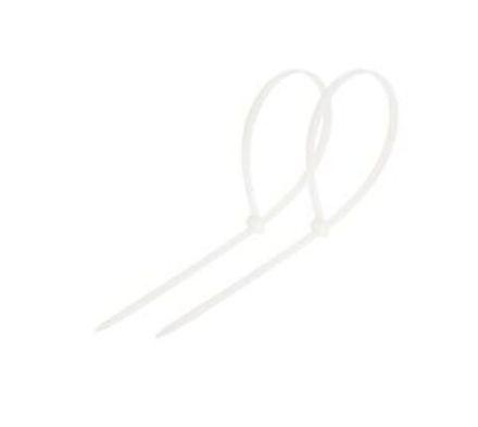 Хомут-стяжка кабельная нейлоновая REXANT 120 x2,5мм, белая, упаковка 100 шт.