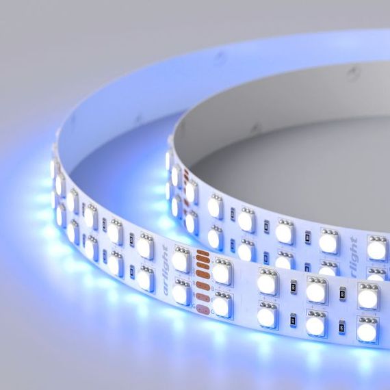 Светодиодная лента Arlight 32W/m 144LED/m 5060SMD разноцветный/холодный белый 5M RT-B144-19mm 24V RGBW-White 011823(2)