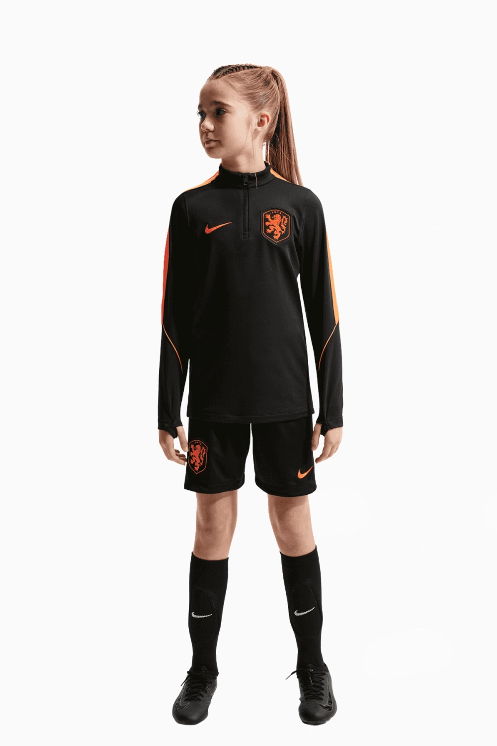 Кофта Nike Netherlands 2026 Strike Junior - черный