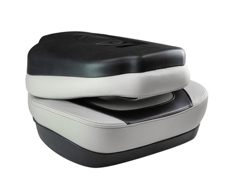 Кресло складное мягкое FISH PRO II с высокой спинкой, цвет черный/серый