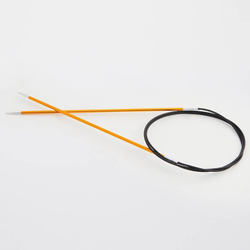 Спицы круговые Zing, 8мм/80см, KnitPro,(47136)