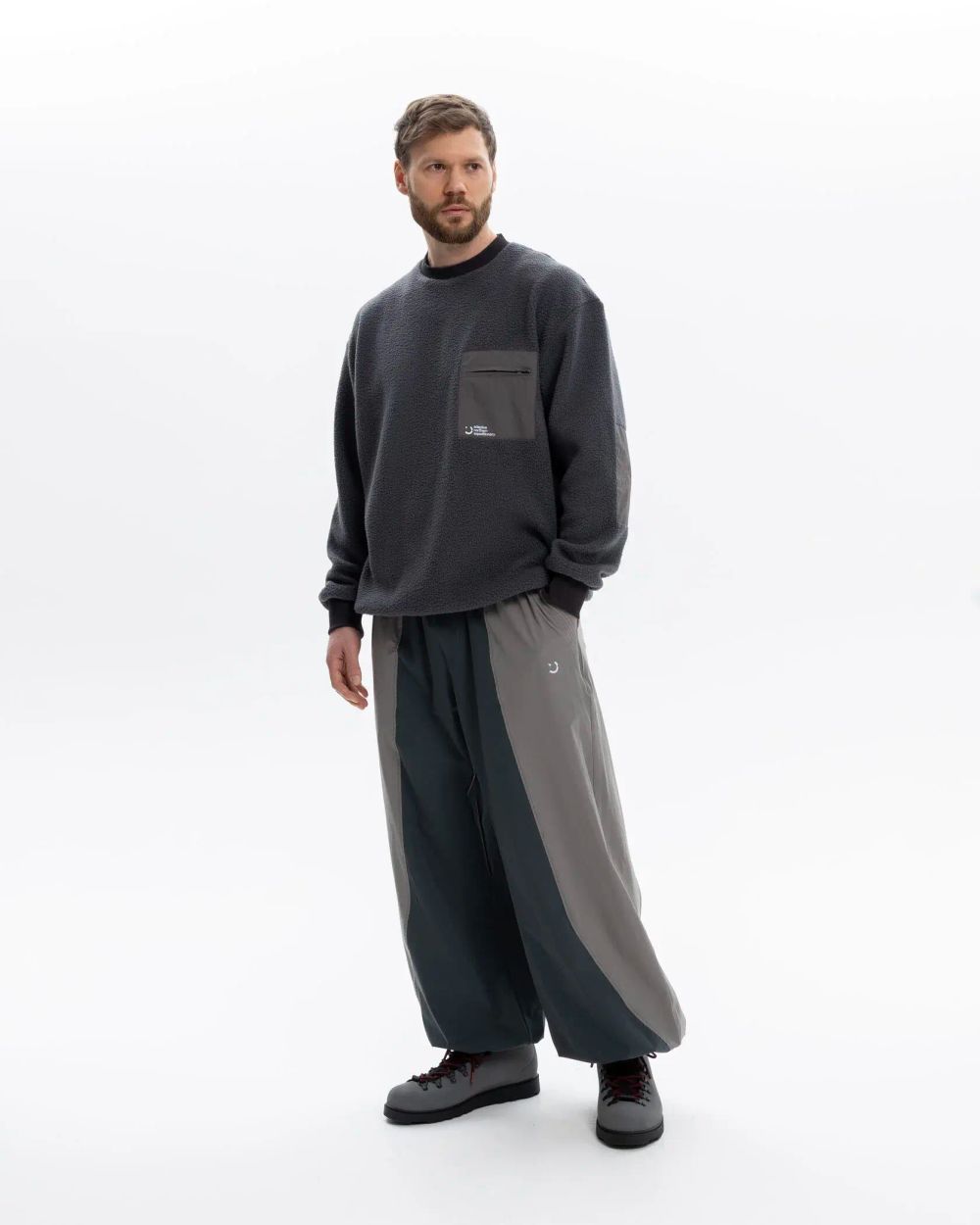 Толстовка Outerkit Boreal Echo темно-серая