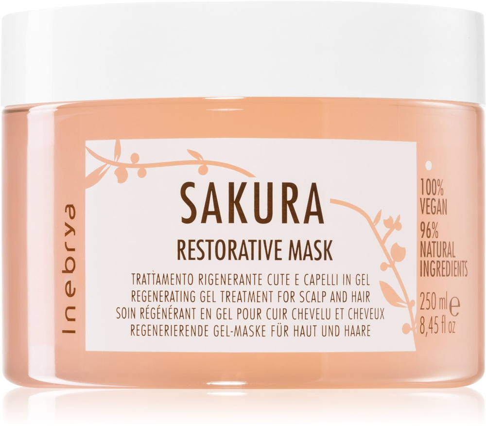 Inebrya Sakura - восстанавливающая маска для волос /   250  ml  / GTIN 8008277261058