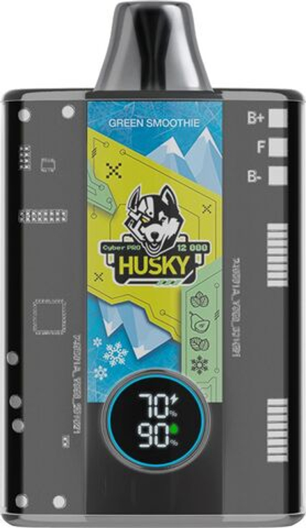 Husky Cyber Pro Green smoothie - ментол-груша-мята-лёд 12000 затяжек 20мг (2%)