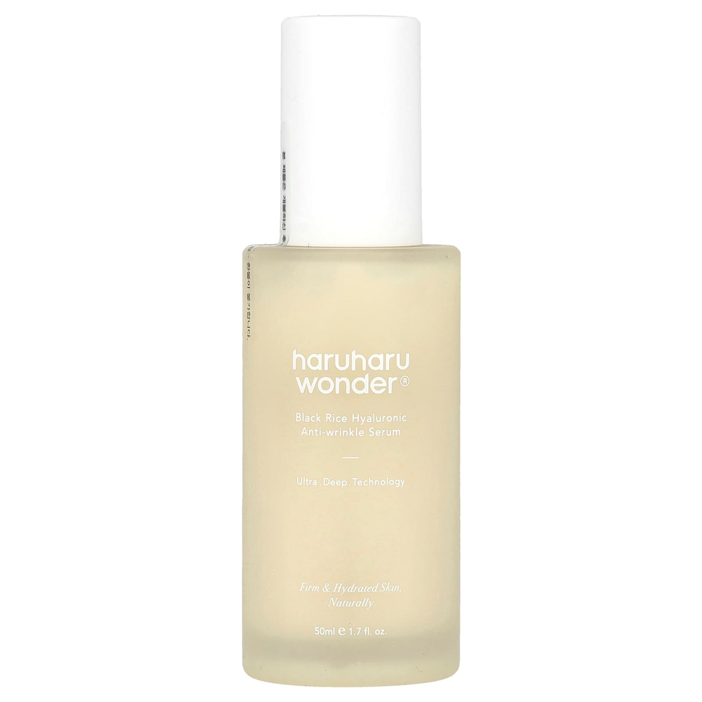 Haruharu, Wonder®, гиалуроновая сыворотка против морщин с черным рисом, 50 мл (1,7 жидк. унц.)
