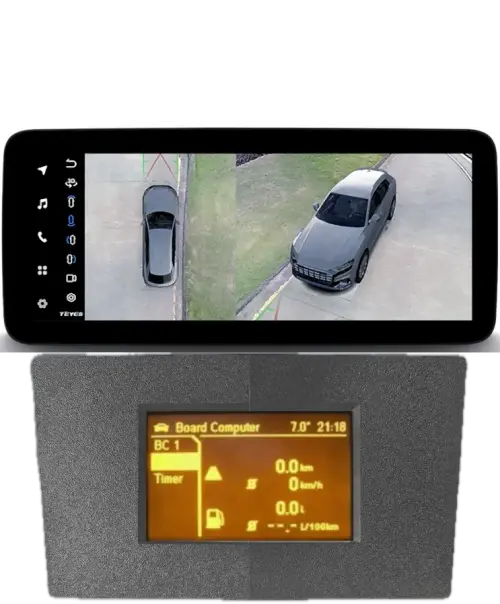 Магнитола для Opel Astra H (перенос БК вниз, 9 серая) - Teyes LUX ONE ROUND монитор 12.3" 2K QLED на Android 10, Быстрая, CarPlay, 4G SIM-слот