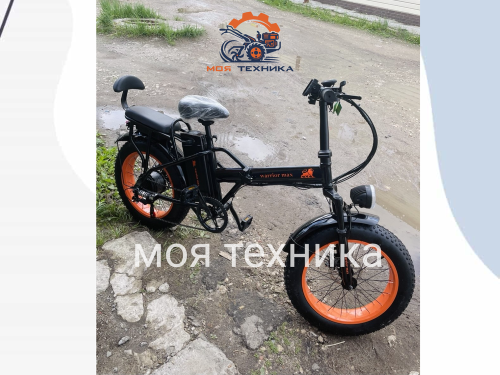 Электровелосипед аккумуляторный 1000 Вт Фэтбайк