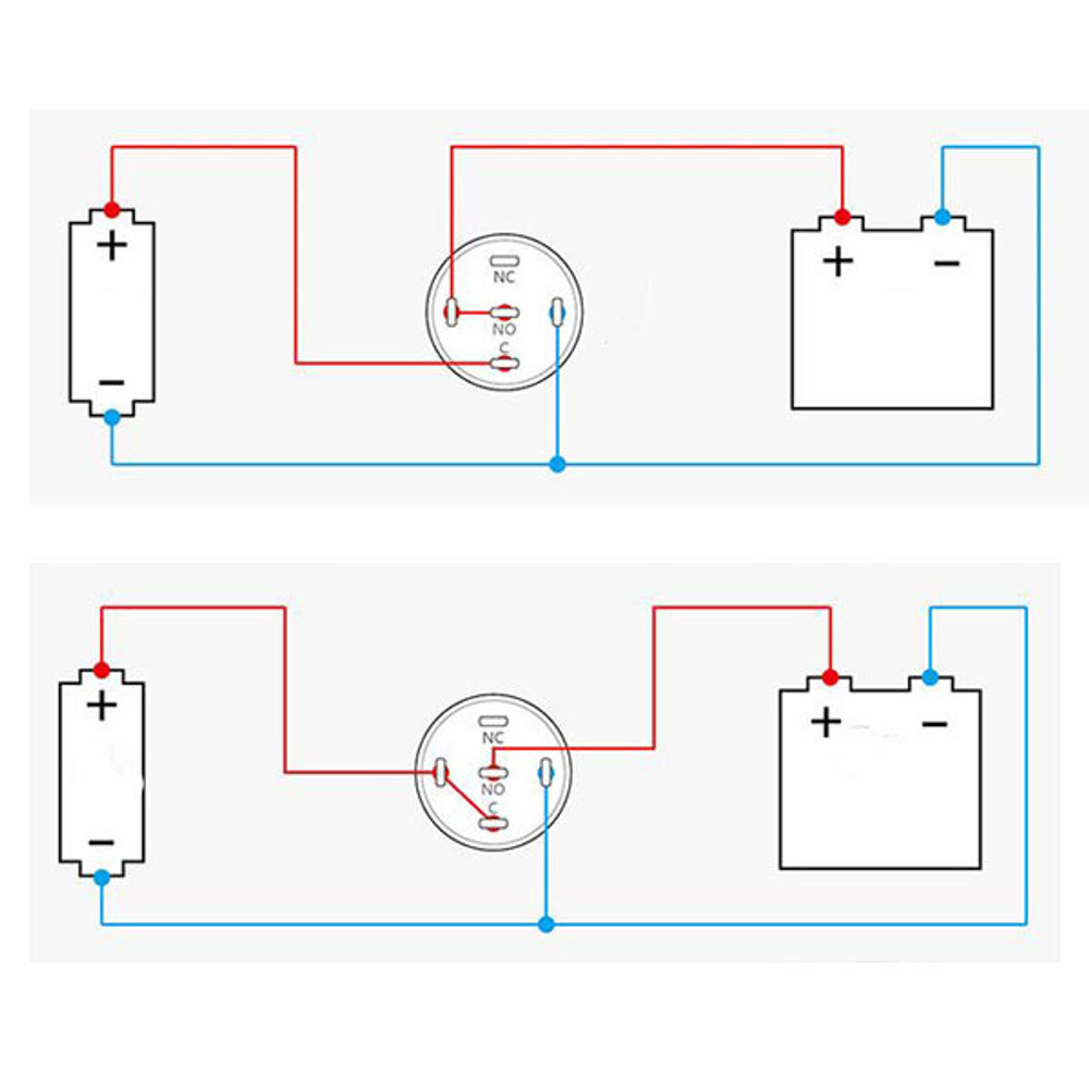 Кнопка М16LED - желтая - БЛОК/12-24В