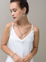 Колье "White Soul" Silver