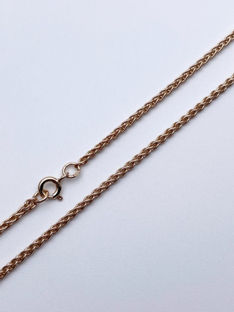 Цепь из серебра/Колос/Позолота