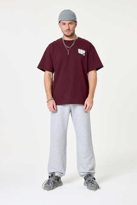 Джоггеры Q2ZA People oversize (серый)