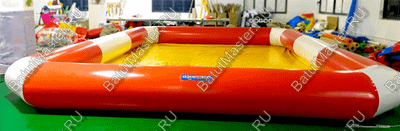 Прямоугольный надувной бассейн "Полосатик" 8*6*0,65 м